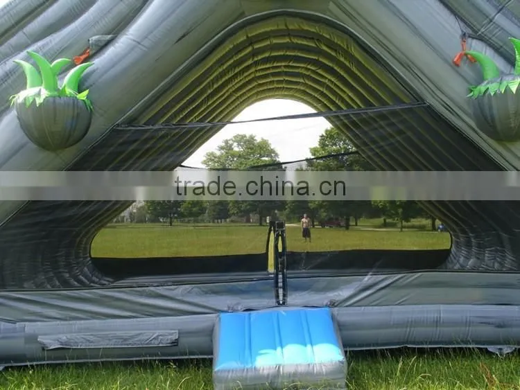 Giant inflatable double lane slide for adult