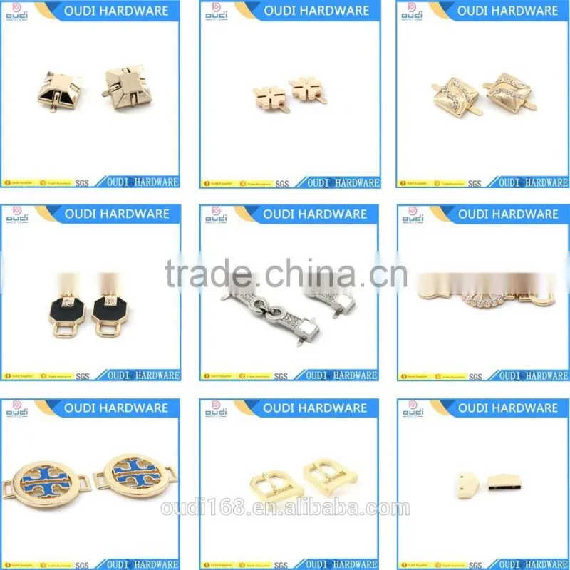 2016 new fashion wholesale Decorative handbag shoes accessory metal D ring