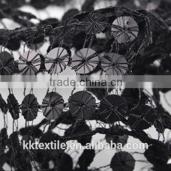 2014 latest high quality metallic embroidery thread applique embroidery #7886