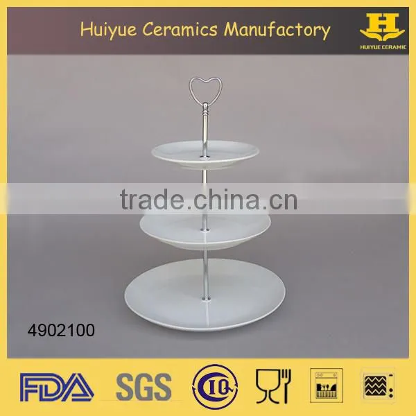 Ceramic cake holder, cupcake and dessert serving holder