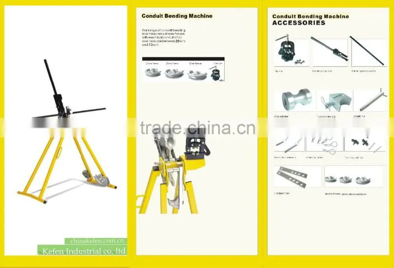 20&25mm metal conduit pipe manual bending machine