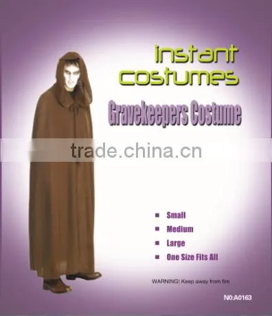 Brown Sexy fancy dress Gravekeepers party halloween costume