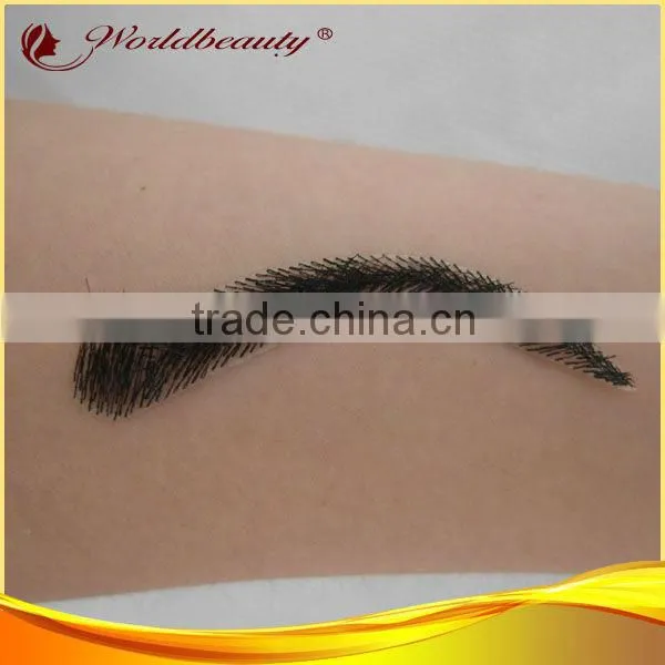 Natural 100% human hair PU lace eyebrows