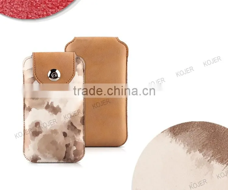 NEW leather mobile phone case for iPhone 6s/Samsung,PU pouch