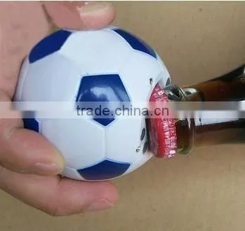 2014 Kindly football shape customer voice bottle opener for promotion gift