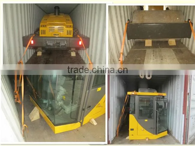 22T Full hydraulic double drive Road Roller with Cummins engine ,sheep foot for sale