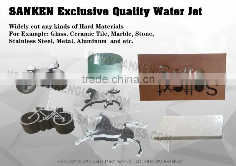 Guangzhou Glass Small Water Jet Cutting Machine Price