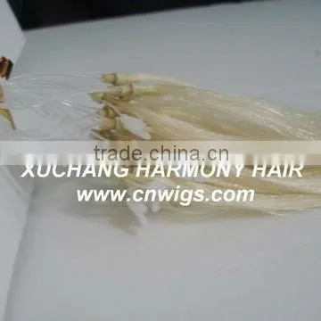 TOP quality remy human hair extensions easy loop micro ring