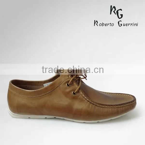 2014 genuine leather man shoe