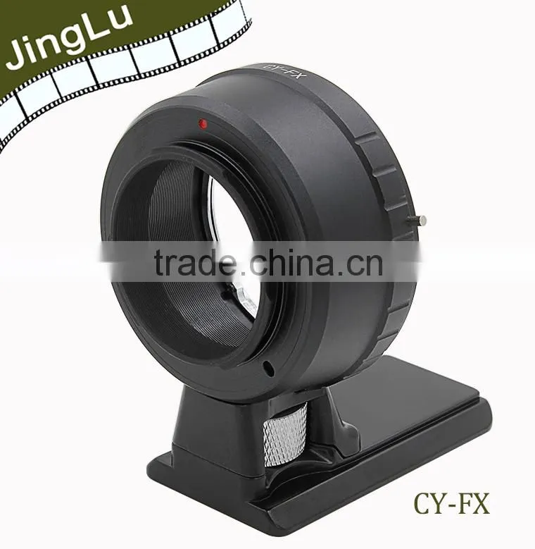 lens adapter ring with long tripod CY-FX for Contax lens to Fujifilm X-Pro1 camera body