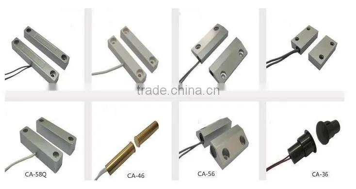Normally open Wired side-mounted shutter door sensor Magnetic Contact