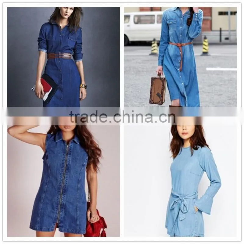 Poly spandex denim fabric supplier