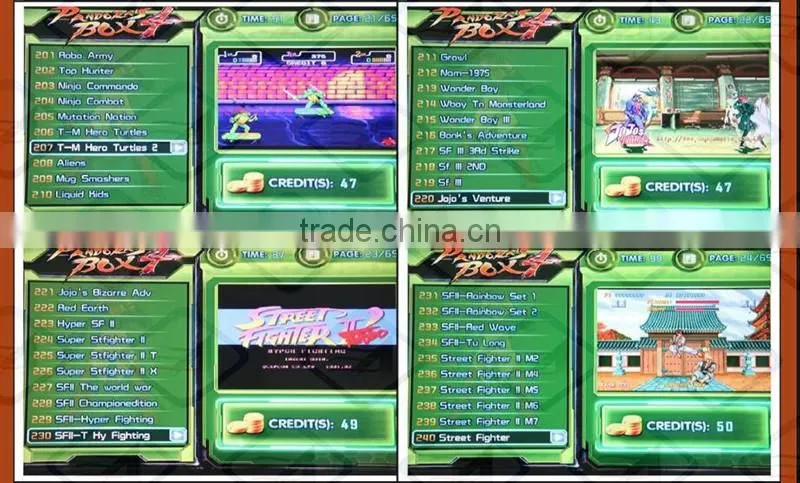 Arcade Controller Joystick Kit Pandora Box 4 hd 645 in 1 Multi Game Board Fight Stick to TV PC 2 Players USB Arcade Controller