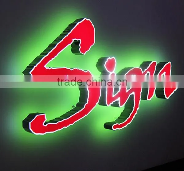 Personalized Mini Acrylic Letter Sign Alphabet Led Sign