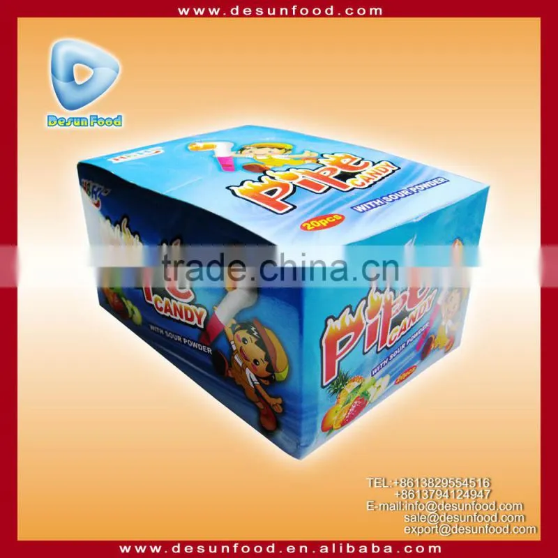 Funny Pipe candy(hard candy+sour powder candy)