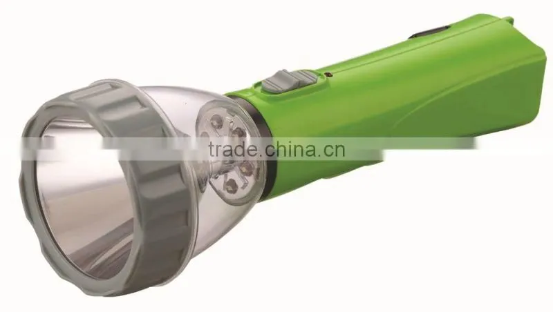 new design rechargeable VDE round plug flashlight