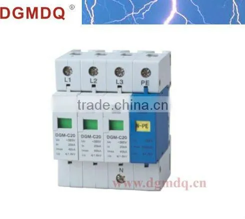 220V Home Lightning Protector/ SPD/ class C /3+NPE