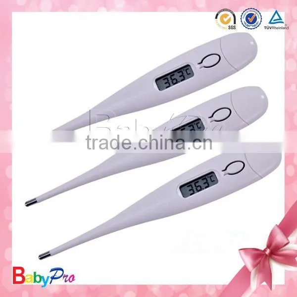 Hot New Products For 2015 Made In China Plastic Factory Wholesale Alibaba FDA PP Clean White Digital Thermometer