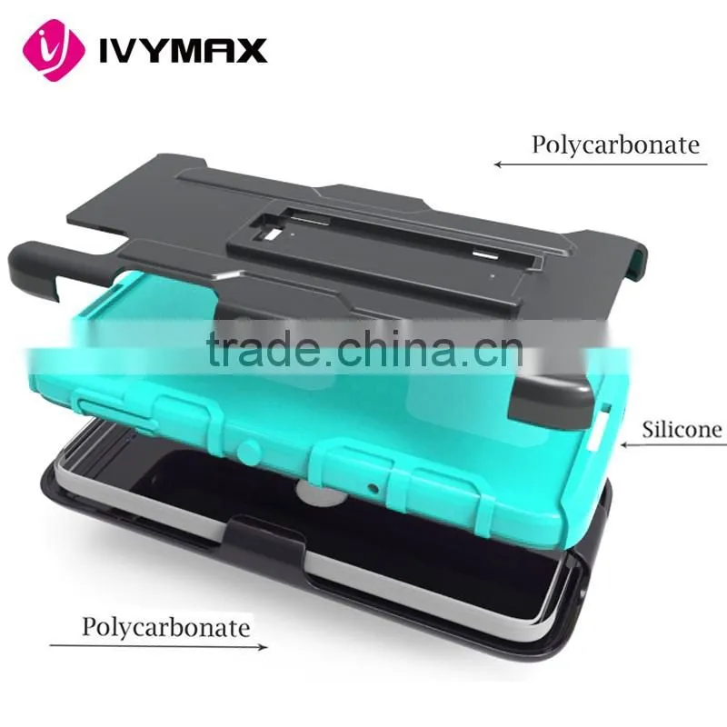 Bulk cell phone case hybrid holster clip case for Alcatel OT6055K/6055I/Idol 4