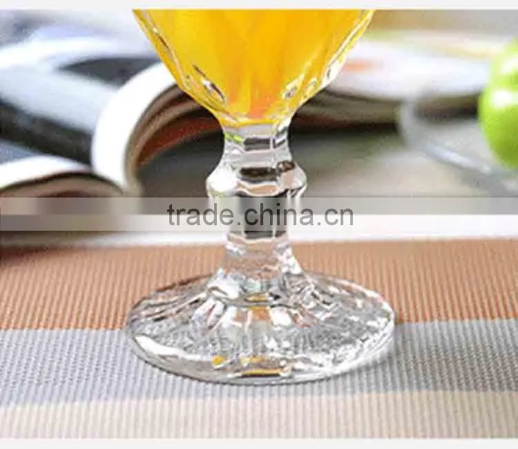 Best Price clear globet cheap glass cup