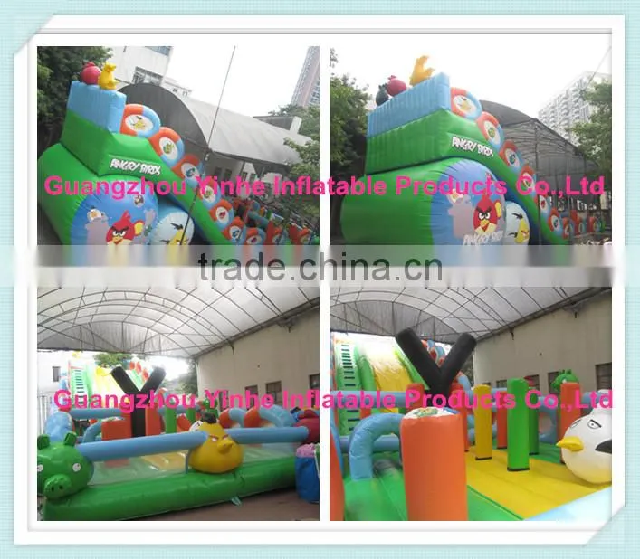 2015 new design giant inflatable castle. inflatable castle with slide