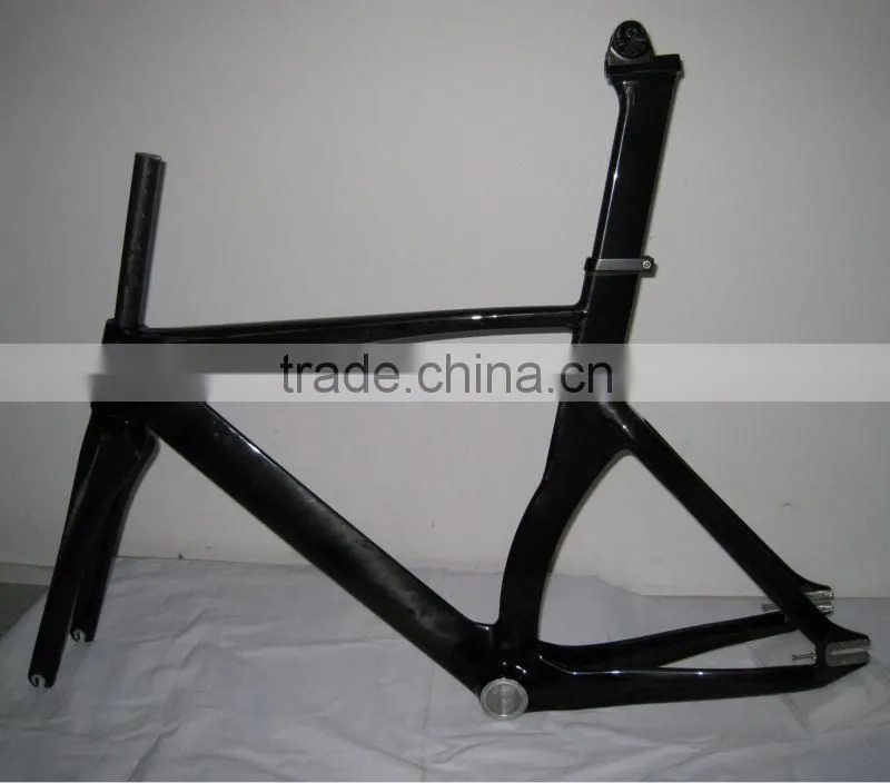 Hot demand and cheap! 2014 good-selling track bike carbon frame set, high quality track frame , Chinese frame for sales