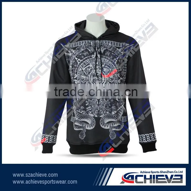 Custome design sublimation Long sleeves High quality hoodies