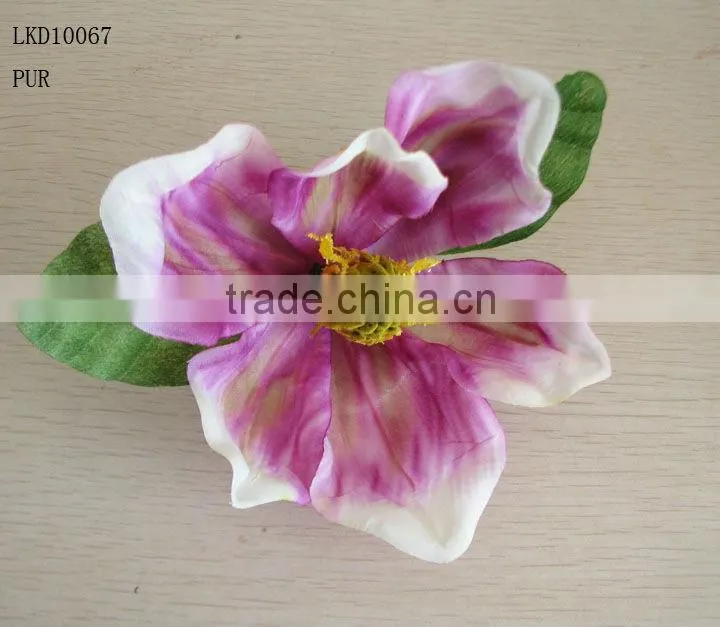 2014 Popular Napkin Ring Artificial Polyester Magnolia Flower Napkin Ring
