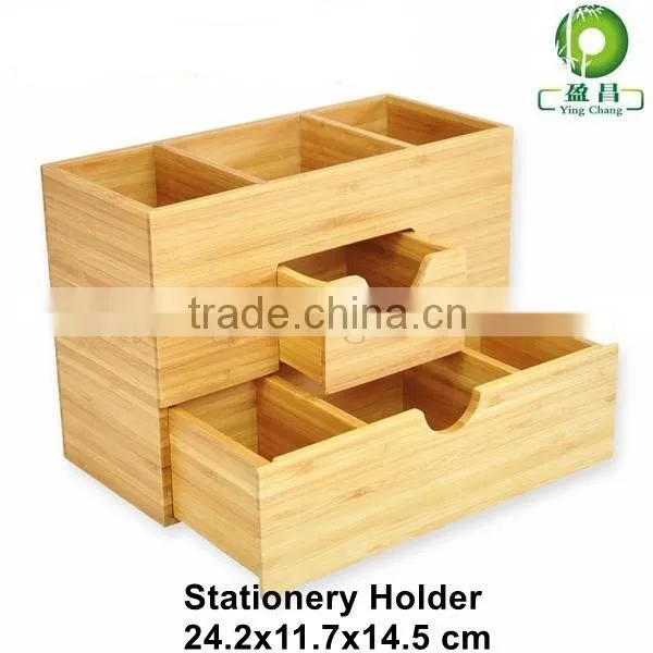 small bamboo accessory storage drawer