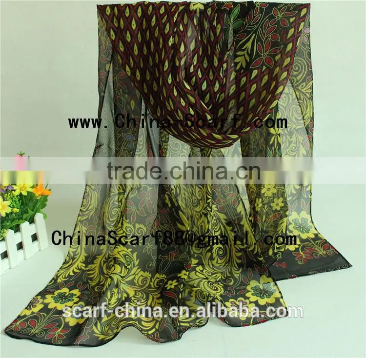 Chiffon fabric for scarf wholesale