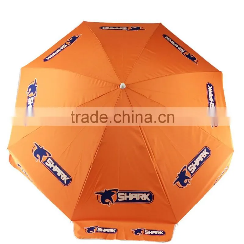 Made in China superior quality orange sun umbrella parasol