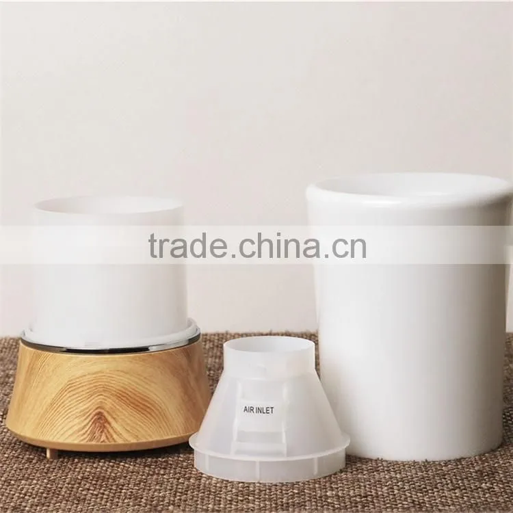 Hot Sale Wood Grain 150ml Car Air Essential Oils Diffuser Car Humidifier