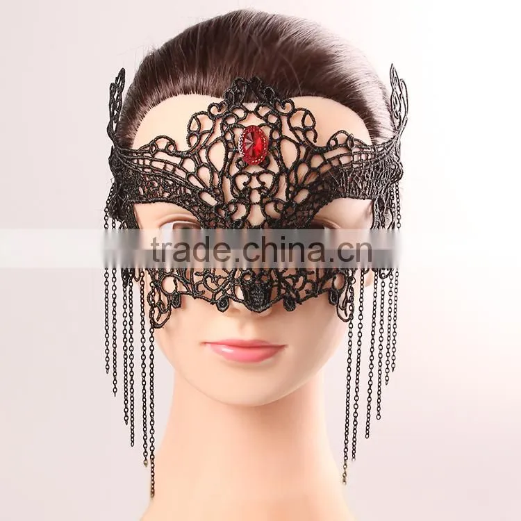 beads gothic sex eye mask, sexy lace eye mask