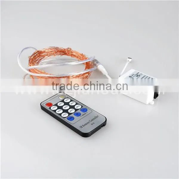 remote control led cooper string light