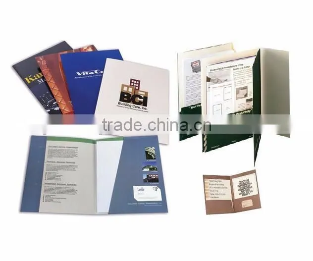 Business presentation folder printing service