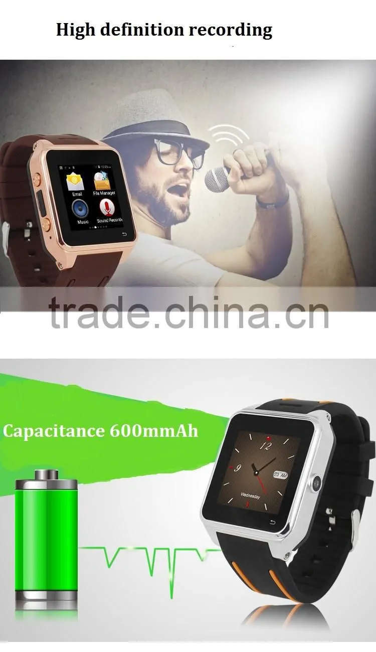 Wholesale 2016 Smart Watch Andriod Mobile Phone with bluetooth