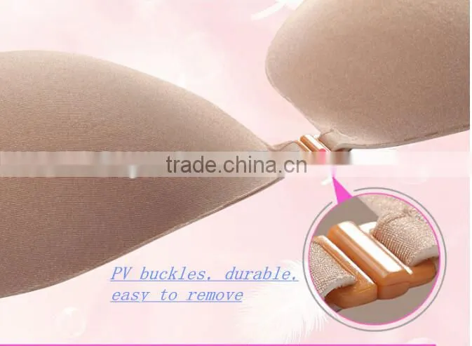 invisible adhesive V bra sexy strapless silicone bra