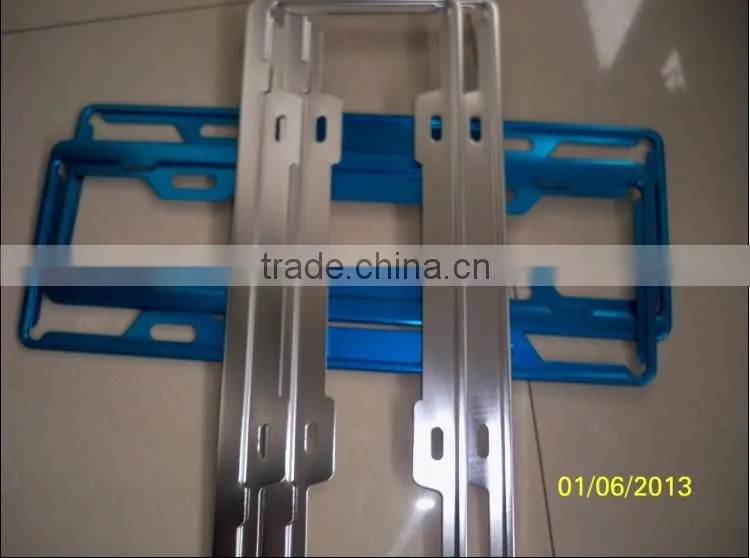 high quality License plate frame Stainless steel plate with package