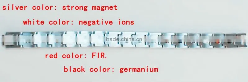 Women jewelry bracelet high quality rose gold stainless steel energy bracelet