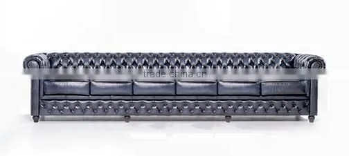 Chesterfield Showroom Brighton Black Set sofas
