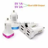 CE,RoHS approved high quality 5v 2.1a dual usb car charger
