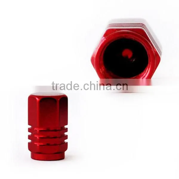 hot sale aluminum alloy car tire valve cap