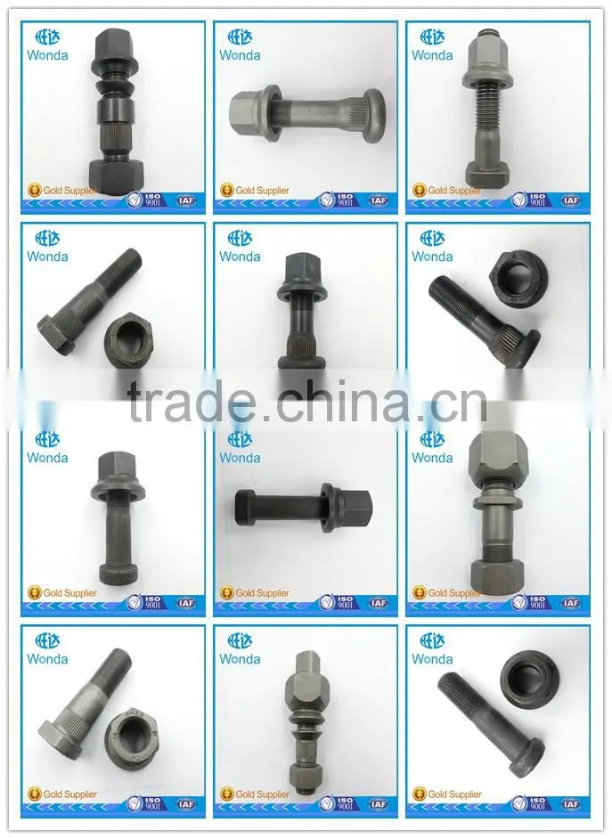 All standard best sller good quality steel hex flange bolt sizes