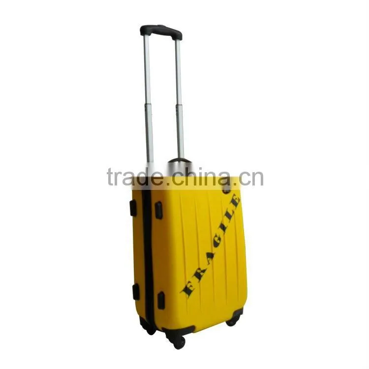 2014 china factory High quality fashion ABS elastic paint suitcase/waterproof