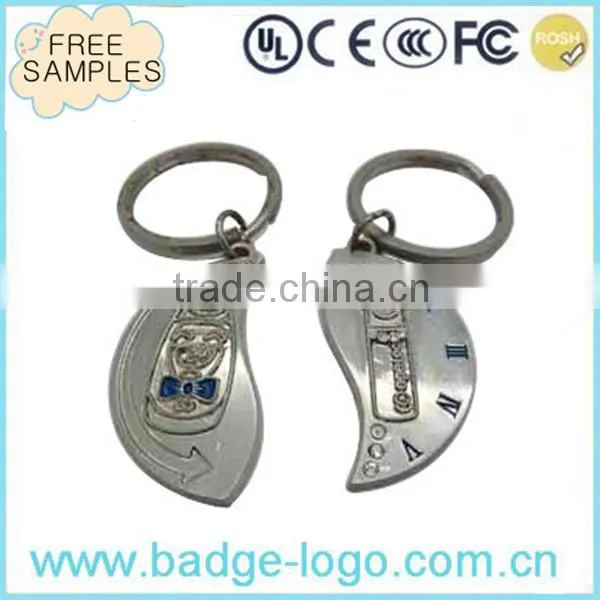 custom high quality antique new design metal keychain wholesale