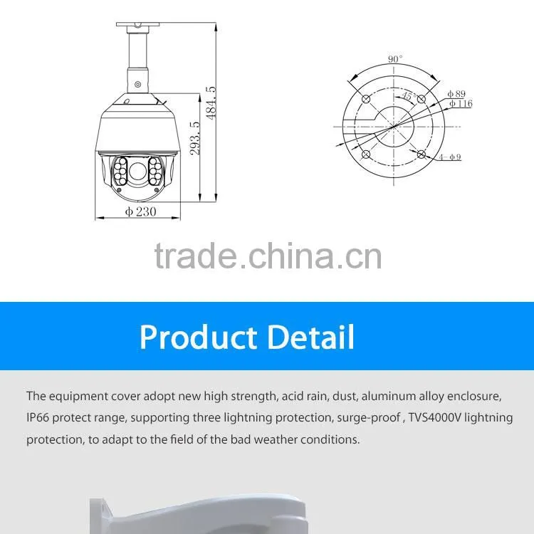 Full HD 960P indoor dome ip camera