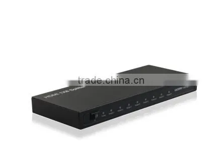 Hot selling HDMI Splitter 1X8 with IR Support CEC HDMI 8 port splitter for home theater and sound system support 1080p