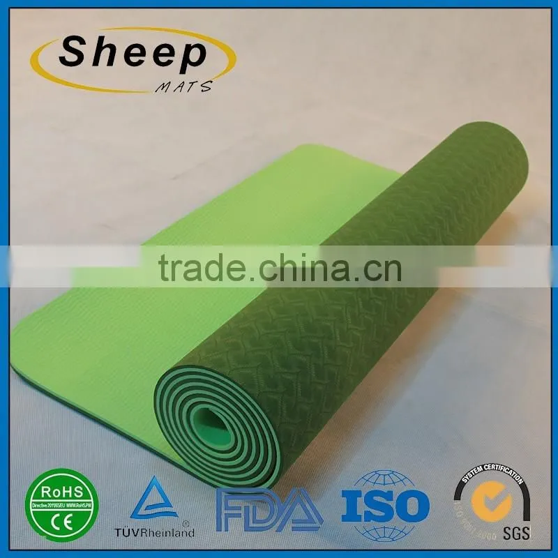 Wholesale colorful eco-friendly fitness private label yoga mat