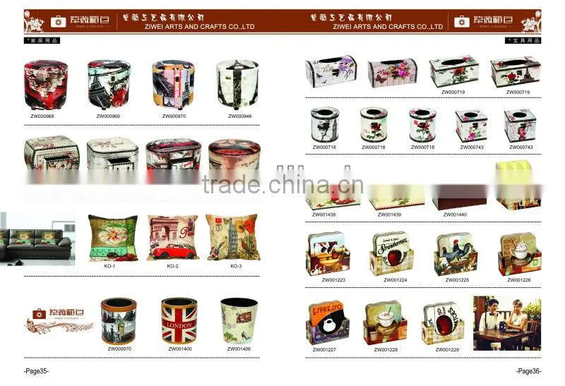 2014 new design MDF canvas box on stock catalog