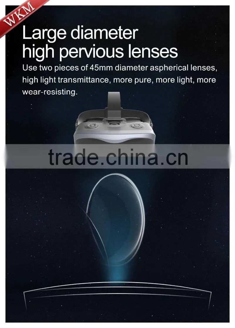 Virtual Reality with Wifi Bluetooth and 360 Degrees Full 3D View All in one VR Glasses